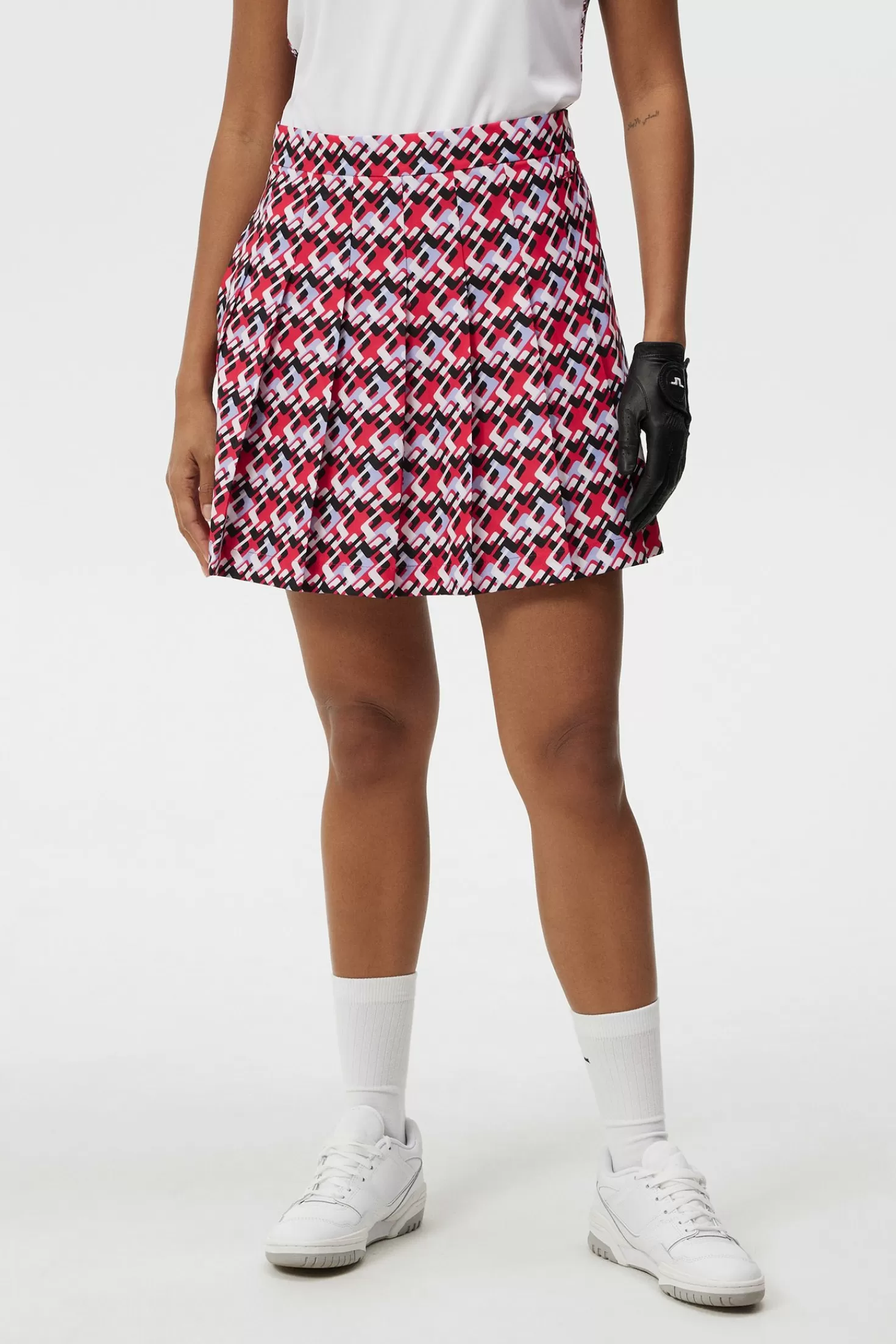 Kjolar<J.Lindeberg Adina Print Skirt Bridge Wave Sweet Lavender