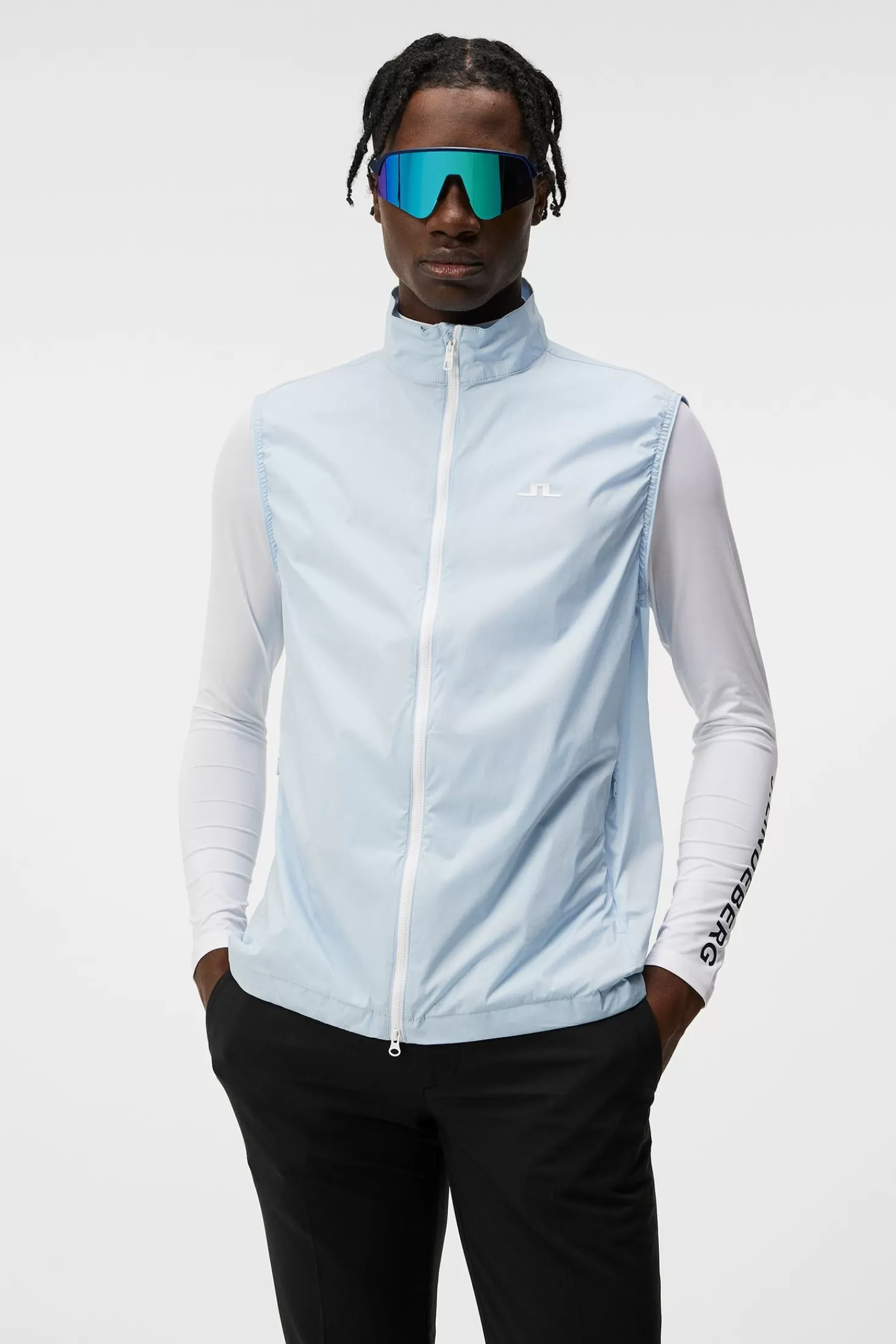 Gilets | Jackor<J.Lindeberg Ash Light Packable Vest Black