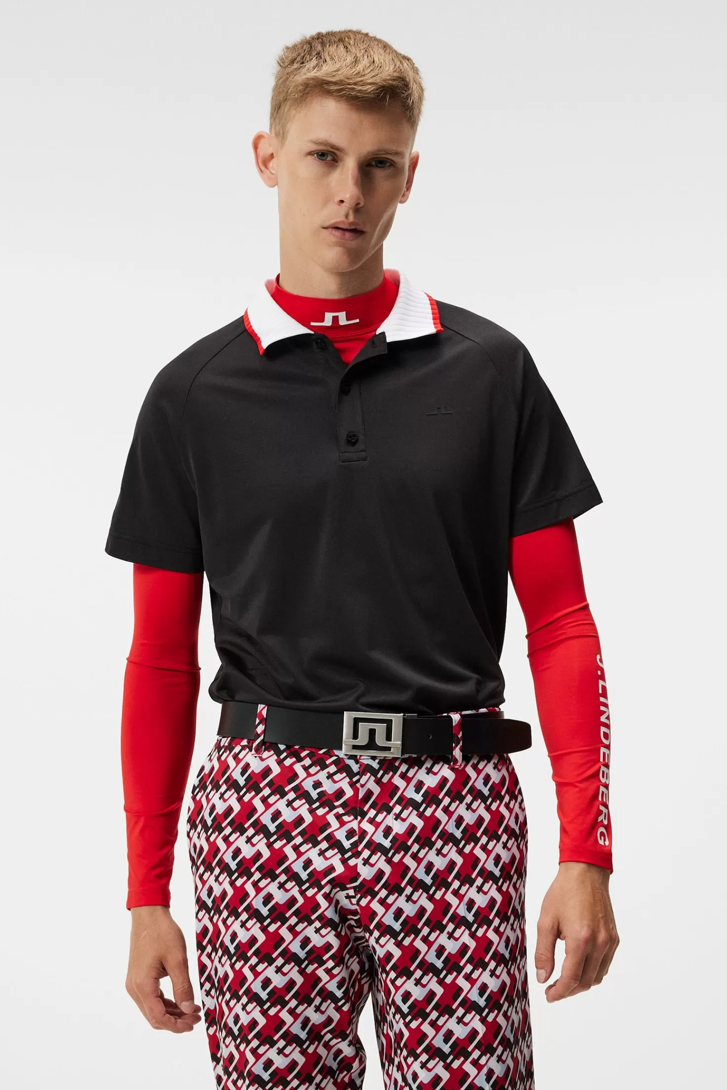 Polotröjor<J.Lindeberg Banch Regular Fit Polo Black