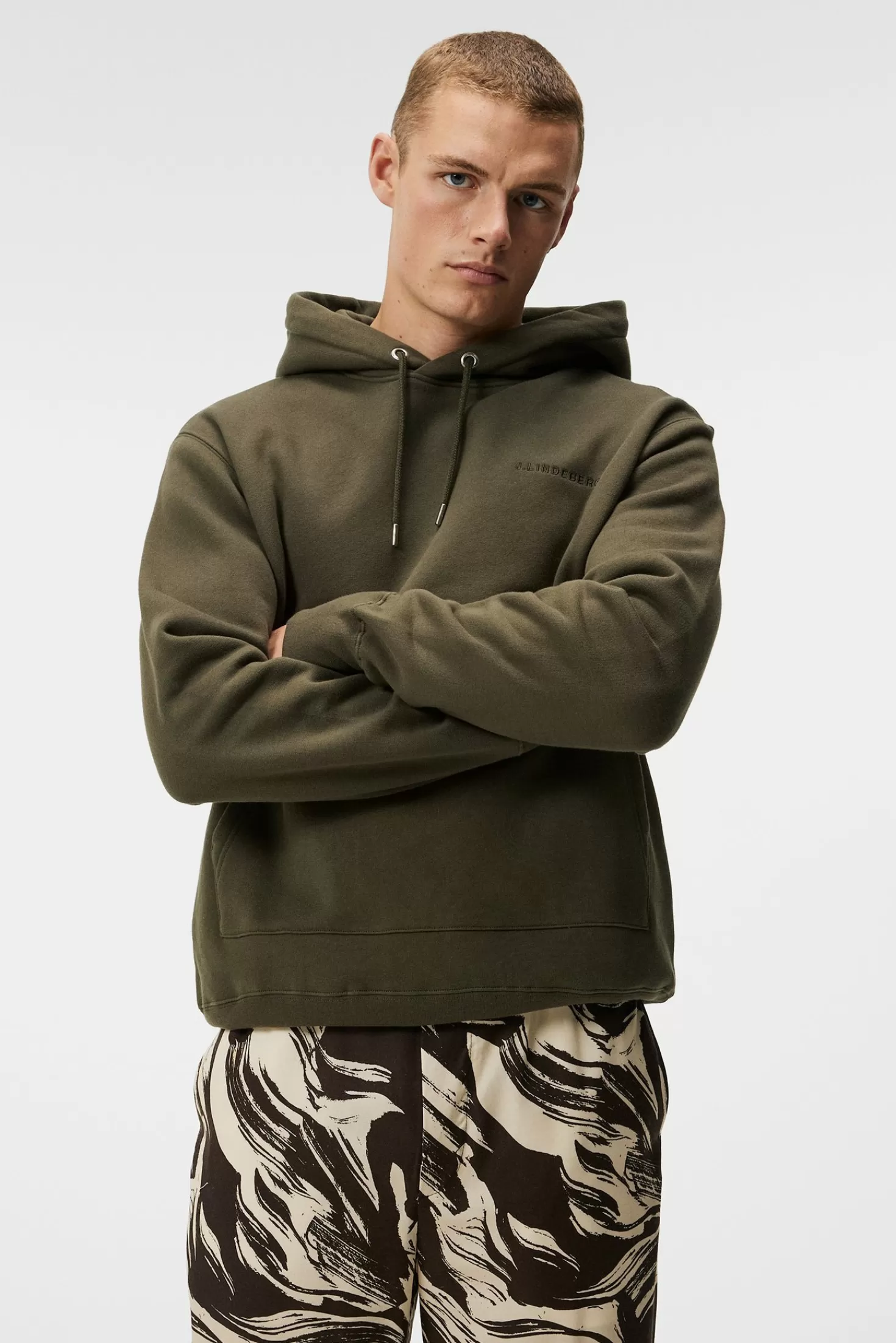 Hoodies<J.Lindeberg Chip Hoodie Cloud White