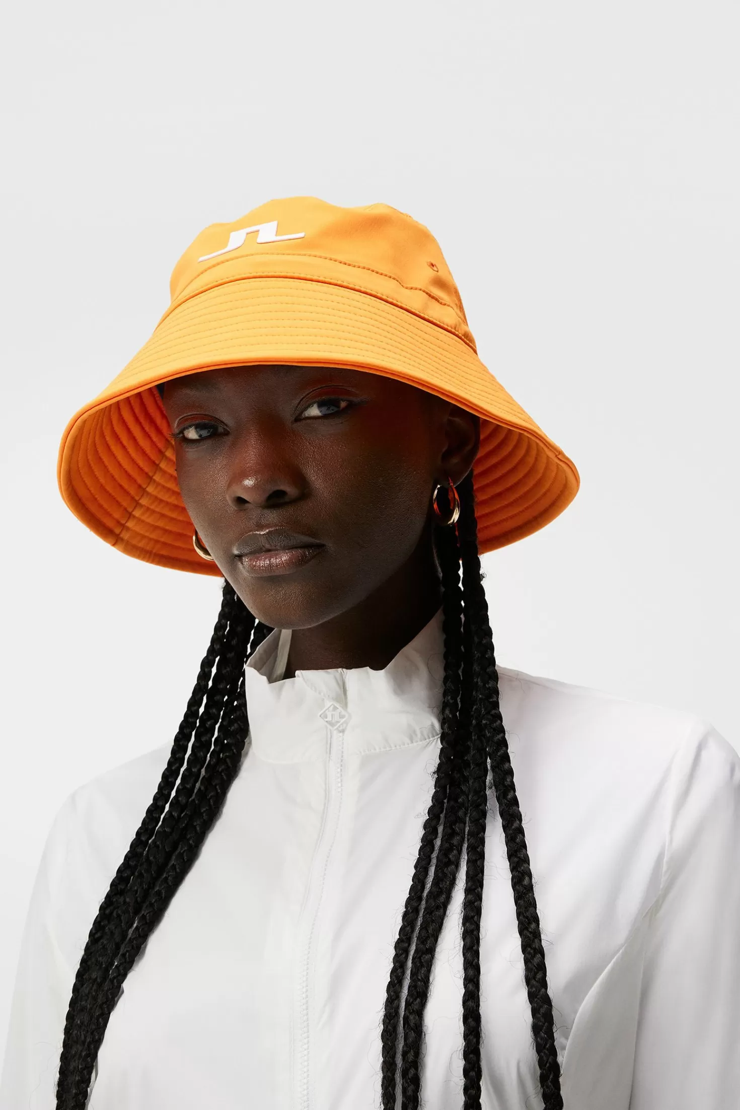 Kepsar<J.Lindeberg Siri Bucket Hat White