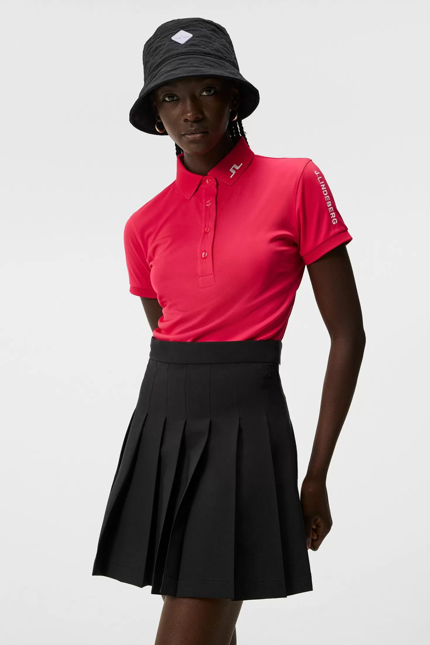 Bas- och mellanlager | Polotröjor<J.Lindeberg Tour Tech Polo Estate Blue